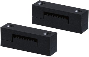 Zacisk prosty taśmy systemu ULine 2 szt. IP20 czarny / aluminum 1