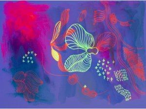 BRUYNZEEL SAKURA Marker Pen-touch Medium UV niebieski, Sakura 4