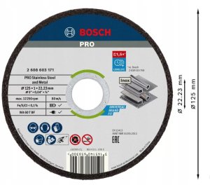 TARCZA DO CIĘCIA PRO 100x125x1mm 3