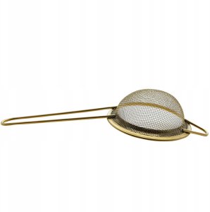 SITKO CEDZAK KUCHENNY 8cm STAL NIERDZEWNA ZŁOTY 1