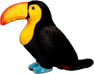 Pluszowa Maskotka Przytulanka Tukan Czarny 25cm 3