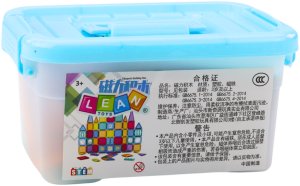 Zestaw Klocki Magnetyczne W Walizce Kolorowe  57 El 5