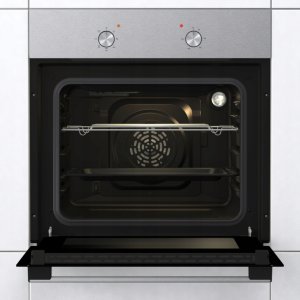 Gorenje Oven | BO6615E01X | 60 L | Electric | EnamelClean | Mechanical control | Height 59.5 cm | Width 59.5 cm | Stainless steel 3
