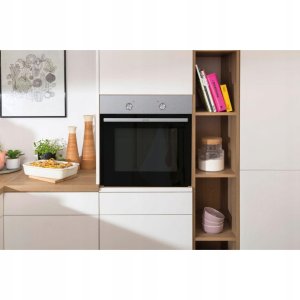 Gorenje Oven | BO6615E01X | 60 L | Electric | EnamelClean | Mechanical control | Height 59.5 cm | Width 59.5 cm | Stainless steel 7