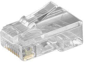 RJ45 Plug for Flat Cable, 8 1