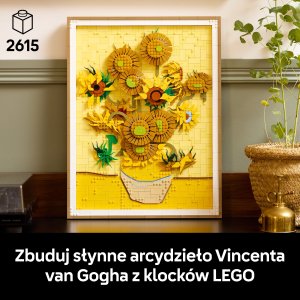 LEGO Art „Słoneczniki” Vincenta van Gogha (31215) 2
