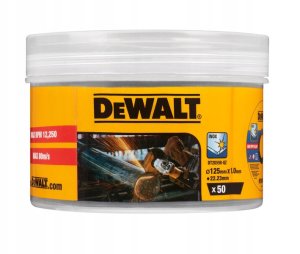 Dewalt tarcza do cięcia 125mm x 1mm 50szt 4