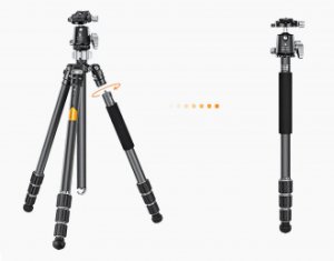 Statyw K&F Concept X254C4 z głowicą kulową BH-30 5