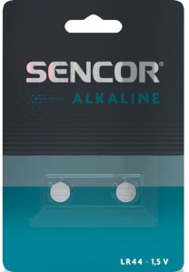 Bateria alkaliczna, LR44, LR44, 1.5V, Sencor, blistr, 2-pack 1
