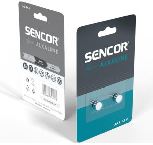 Bateria alkaliczna, LR44, LR44, 1.5V, Sencor, blistr, 2-pack 6