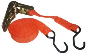 TAŚMA MOCUJĄCA BAGAŻ Z HAKAMI I Z NAPINACZEM 5m x 25mm 250kg 3