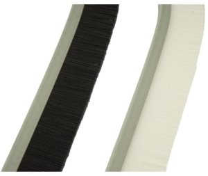 Szczotka do czyszczenia fug szczelin mycia kuchni wąska szczelinowa dluga 4 x 230mm (2X biała + 2x czarna) nylon 5