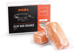 ADBL Clay Bar Orange 2x50g - miękka glinka do lakieru 1
