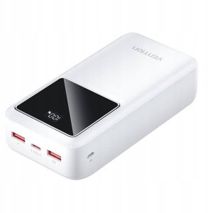 Powerbank Vention FHMW0 30000 mAh, 22,5 W (biały) 2