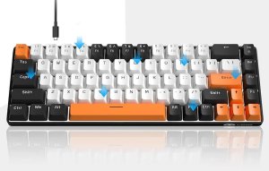 Klawiatura mechaniczna Gamingowa MageGee MK-BOX Szaro-czarna 11