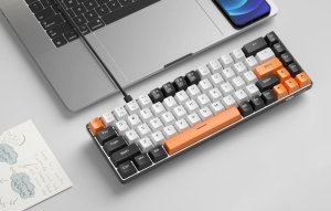 Klawiatura mechaniczna Gamingowa MageGee MK-BOX Szaro-czarna 12