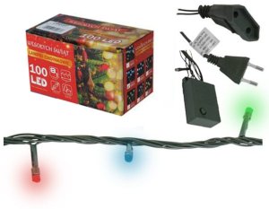 Lampki choinkowe RGB multikolor (100 LED, 5.5 m) 1