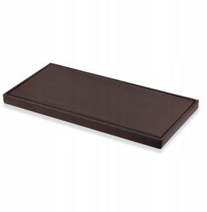 Pufa składana XXL z guzikami - 80x40x40cm ekoskóra brąz 3