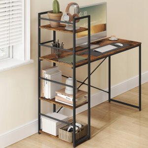 Biurko Leobert Max 4.0 Brązowe 120 cm x 50 cm 4