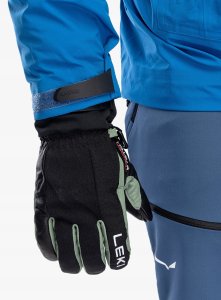 LEKI RĘKAWICE Argus Thermo 3D black green 9.5 11