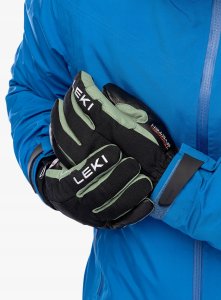 LEKI RĘKAWICE Argus Thermo 3D black green 9.5 2