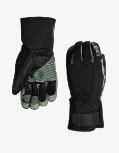 LEKI RĘKAWICE Argus Thermo 3D black green 9.5 3