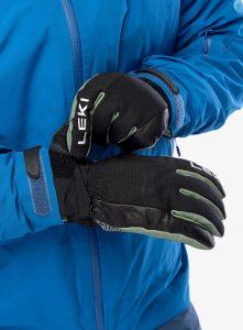 LEKI RĘKAWICE Argus Thermo 3D black green 9.5 6