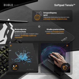 Biurko Diablo Chairs X-Tensio 1600 Czarne 160 cmx75 cm 11