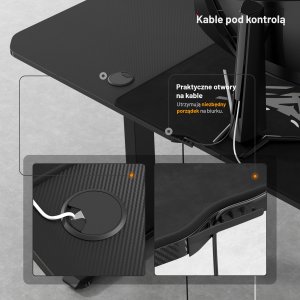 Biurko Diablo Chairs X-Tensio 1600 Czarne 160 cmx75 cm 16