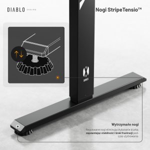 Biurko Diablo Chairs X-Tensio 1600 Czarne 160 cmx75 cm 18