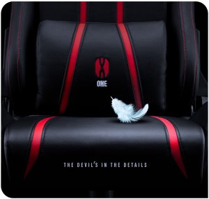 Fotel Diablo Chairs X-One 2.0 Small Czarno-czerwony 11