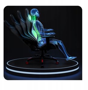 Fotel Diablo Chairs X-One 2.0 Small Czarno-czerwony 7