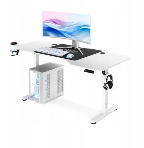 Biurko z regulacją wysokości DIABLO X-TENSIO 1600 białe 1