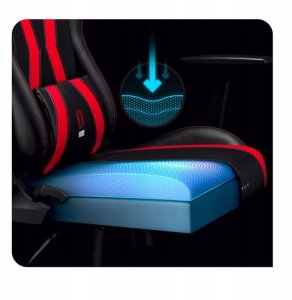 Fotel Gamingowy Diablo X-Horn 2.0 Small: czarno-czerwony 12