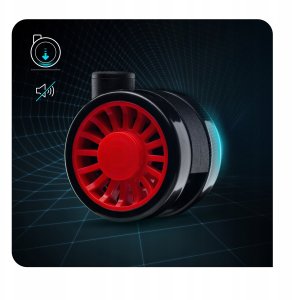 Fotel Gamingowy Diablo X-Horn 2.0 Small: czarno-czerwony 10