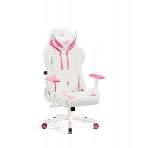 Fotel Gamingowy Diablo X-RAY 2.0 Small Size, biało-różowy 1