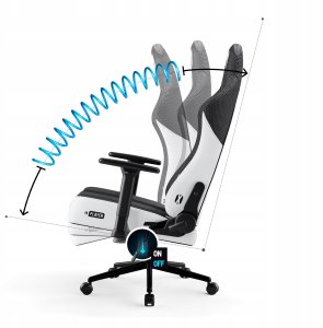 Fotel Diablo Chairs Materiałowy Fotel Diablo X-Player 2.0 Small: Biało-czarny 7