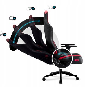 Fotel Diablo Chairs X-Player 2.0 Small karmazynowo-antracytowy 6