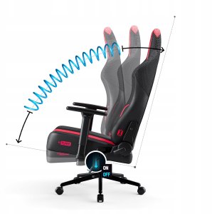 Fotel Diablo Chairs X-Player 2.0 Small karmazynowo-antracytowy 7