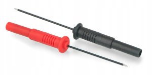 Voltcraft Zestaw zabezpieczonych końcówek pomiarowych Złącze żeńskie 4 mm CAT II 300 V czarny, czerwony VOLTCRAFT MSS-102 3