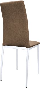 Krzesło tapicerowane ALAN stelaż biały Sawana 25 2
