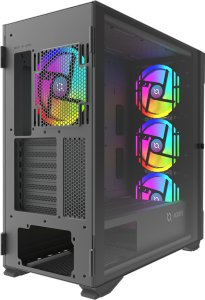AQIRYS Obudowa do komputera AQUILLA ARGB black 17