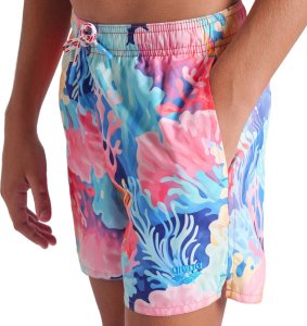Dziecięce Szorty BOY'S ARENA WATER PRINTS BEACH BOXER AO 7