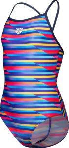 Dziecięcy Strój kąpielowy GIRL'S ARENA RACING STRIPE SWIMSUIT LIGH 2