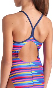Dziecięcy Strój kąpielowy GIRL'S ARENA RACING STRIPE SWIMSUIT LIGH 7