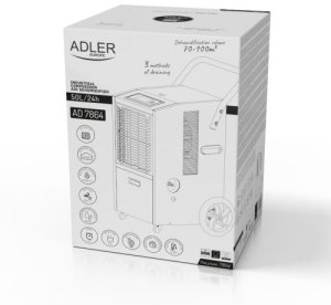 Osuszacz powietrza budowlany - przemysłowy - sprężarkowy 50L/24h 12