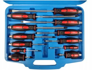 WKRĘTAKI DO POBIJANIA  12szt./SILVER WALIZKA 3