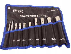 KLUCZE RUROWE 6-22mm SILVER 2