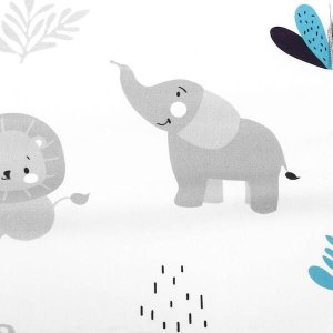 Wkładka do wózka spacerowego 37x78 cm dwustronna, mata do wózka spacerowego, zwierzątka UNIWERSALNY 4