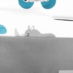 Wkładka do wózka spacerowego 37x78 cm dwustronna, mata do wózka spacerowego, zwierzątka UNIWERSALNY 5